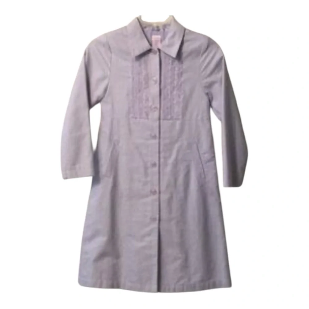 Vintage GYMBOREE Tea Party Girls Spring Coat Size 3XL (8 yrs) Lavender 2002